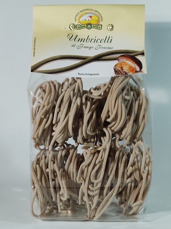 Umbricelli with porcini mushrooms